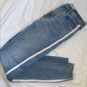 Ultra high rise garage jeans